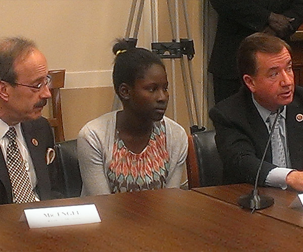 Debbie with two congressmen